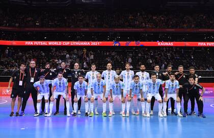 Todo el plantel argentino subcampeón del mundo en Lituania 2021
