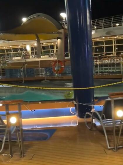 Todo ocurrió cuando entraron a alta mar