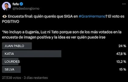 Todo parece indicar que Lourdes y Selva se disputarán la eliminación