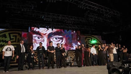 Todos los artistas, en el homenaje al gran compositor