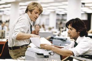 El "capricho" de Robert Redford, la escena que hizo descomponer a Hoffman y las dudas de los periodistas del Watergate