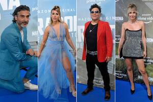 Todos los looks de la presentación de Maradona: Sueño bendito