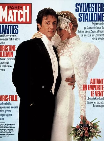 Todos los medios del mundo se hicieron eco de la boda de Stallone y Nielsen y también dieron cuenta de su divorcio