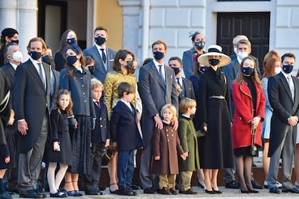 Todos los nietos de Carolina de Mónaco participaron de la fiesta, salvo Balthazar, el hijo que Charlotte tuvo con su marido, el productor de cine Dimitri Rassam.
