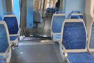 Los videos del descarrilamiento del Tren Sarmiento en Liniers