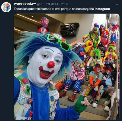 "Todos los que reiniciamos el wifi"