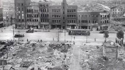 Tokio en 1945, tras la campaña de bombardeos durante la Segunda Guerra Mundial (FOTO: GETTY)