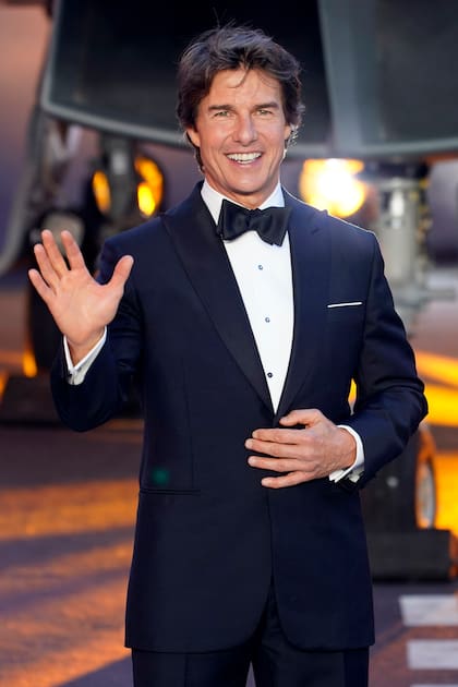 Tom Cruise durante el estreno de Top Gun Maverick, el jueves 19 de mayo de 2022, en Londres