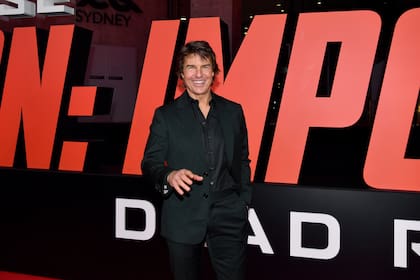 Tom Cruise en Australia, en la premiere de Misión imposible 7