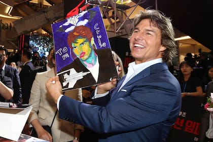 Tom Cruise en Seúl durante la presentación de Misión Imposible (Foto: Instagram: @tomcruise)