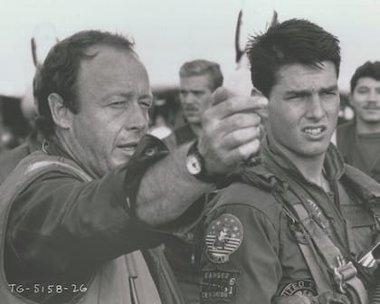 Tom Cruise en su juventud, durante la grabación de la icónica película Top Gun (Foto: Instagram @tomcruise)