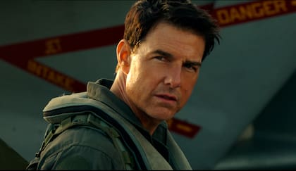 Tom Cruise en una escena de Top Gun: Maverick.
