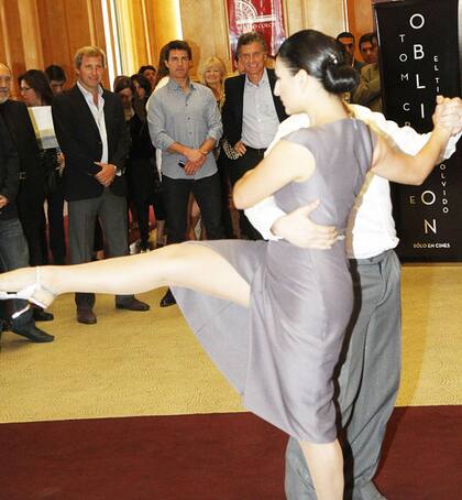 Tom Cruise disfrutó de un show de tango en el Teatro Colón