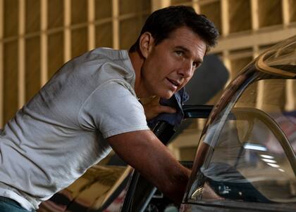 Tom Cruise vuelve a ponerse en el papel de Pete 'Maverick' Mitchell después de 36 años (Scott Garfield/Paramount Pictures vía AP)