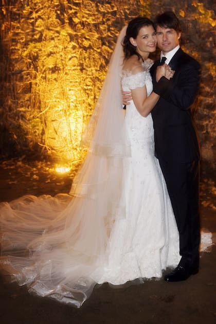 Tom Cruise y Katie Holmes la gran noche de su boda, el 18 de noviembre de 2006