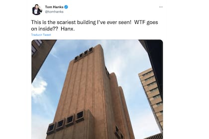 Tom Hanks tuitea sobre icónico edificio en Nueva York