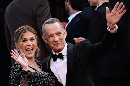 Tom Hanks y su mujer, Rita Wilson, en Cannes