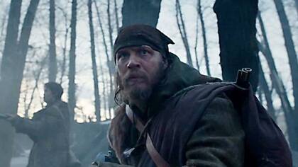 Tom Hardy en El renacido, la película con más nominaciones