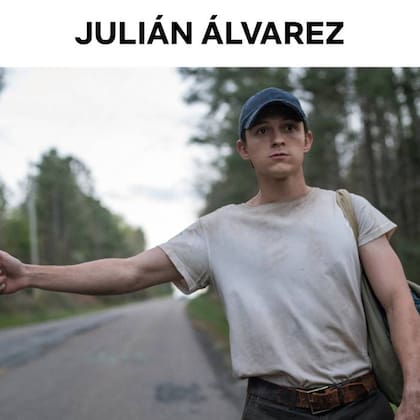 Tom Holland, en el papel de Julián Alvarez, le pondría el toque europeo a la posible película sobre La Scaloneta
