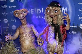 Heidi Klum, la reina de Halloween, volvió a sorprender: se transformó en la novia de E.T.