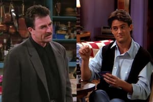 Tom Selleck reveló qué fue lo que más le llamó la atención de Matthew Perry cuando rodaron Friends