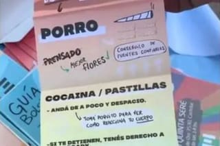 El increíble consejo a los jóvenes de la Municipalidad de Morón sobre la cocaína
