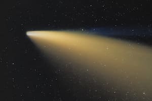 Publicaron una foto inédita del cometa 3I/ATLAS tras su paso por el Sol
