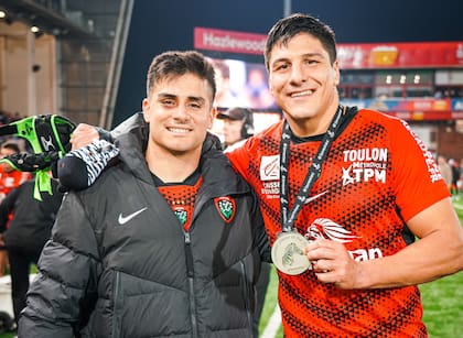 Tomás Albornoz y Juan Ignacio Brex, en Toulon