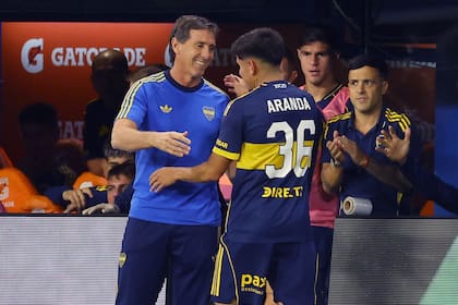 Tomás Aranda es una de las figuras del Boca de Claudio Úbeda, que llega al debut en la Copa Libertadores envalentonado por sus dos últimos triunfos
