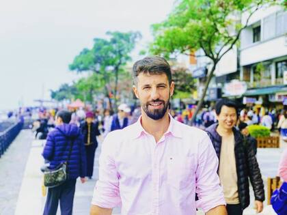 Tomás Bianchi, de 31 años, llegó a Taipei hace cinco años y asegura estar acostumbrado a las tensiones con China