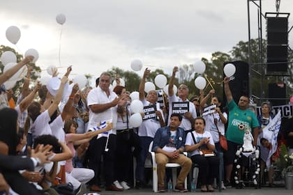 Tomás D'Alessandro fue uno de los amigos de Fernando que participó en el acto llevado a cabo por los familiares al cumplirse el tercer aniversario del asesinato