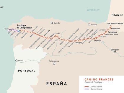 Tomás decidió emprender la ruta francesa del Camino de Santiago