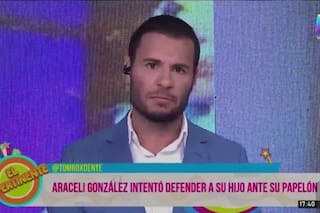 El furioso descargo de Tomás Dente contra Araceli González por defender a su hijo tras el polémico sketch