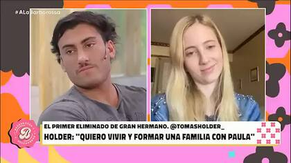 Tomás Holder quiso retirarse de una entrevista con Georgina Barbarossa