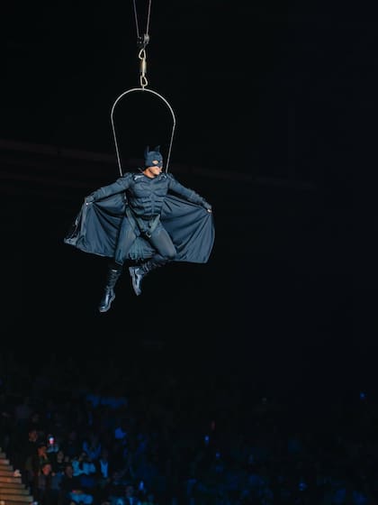 Tomás Rebord, que conduce Hay algo ahí, por Blender, ante un repleto Movistar Arena el pasado lunes 1° de diciembre