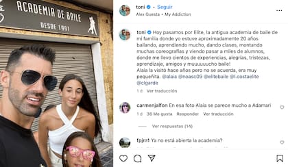 Toni Costa y Alaïa se encuentran en España