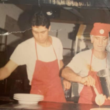 Tony empezó a trabajar con su padre a los 14 años.