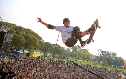 Tony Hawk, atleta principal del Xtreme Life Fest. 2/9/17