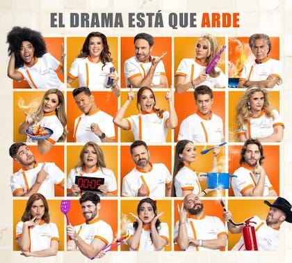 Top Chef VIP inició su tercera temporada con 20 participantes famosos y solo cuatro quedaron para competir en la gran final