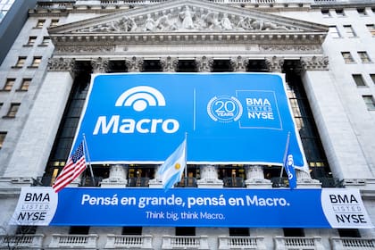 Toque de campana en Wall Street del Banco Macro
