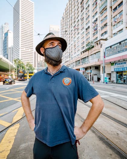 Torbjorn Pedersen en Hong Kong