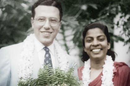 Torcuato y Kamala, los padres del cineasta Andrés Di Tella.