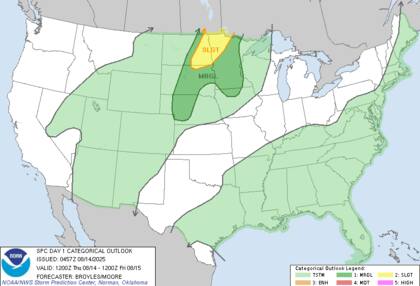 Tormentas destructivas: desde Dakota del Norte hasta Minnesota se esperan superceldas con granizo de hasta cinco cm de diámetro