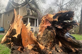 Tormentas eléctricas azotan Michigan y dañan dos pistas de hielo y otras estructuras