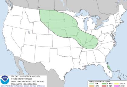 Tormentas severas en el sur: el Valle de Tennessee enfrentará granizo de 4 cm y vientos de 90 km/h este jueves
