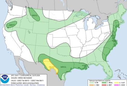 Tormentas severas en la costa atlántica: ráfagas de viento peligrosas desde Carolina del Norte hasta Nueva York