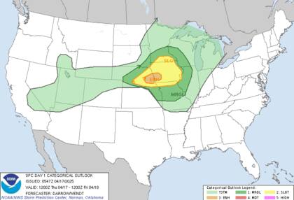 Tormentas severas en Nebraska e Iowa: se espera granizo de hasta cinco cm y vientos destructivos