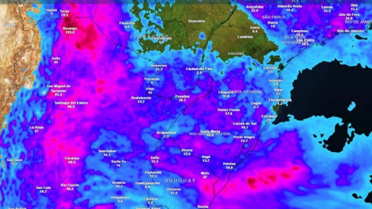 Anticipan tormentas severas en la Argentina durante las próximas 36 horas