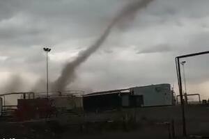 Un tornado sorprendió a Mendoza