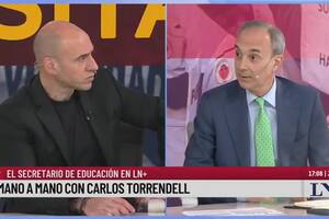 Torrendell en una entrevista en LN+